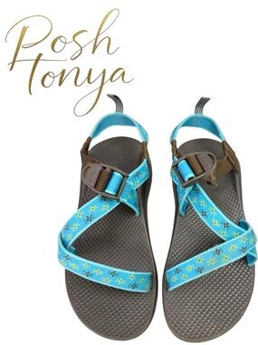 Chaco Z1 Ecotread Starburst Sandals Size 5 Youth Womens 7 Gorpcore Outdoor